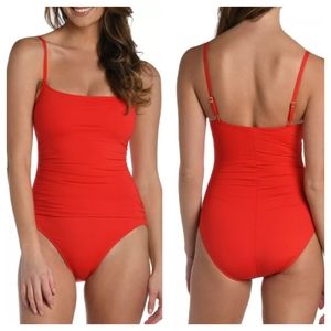 LA BLANCA Paprika Island Goddess One Piece Swimsuit
